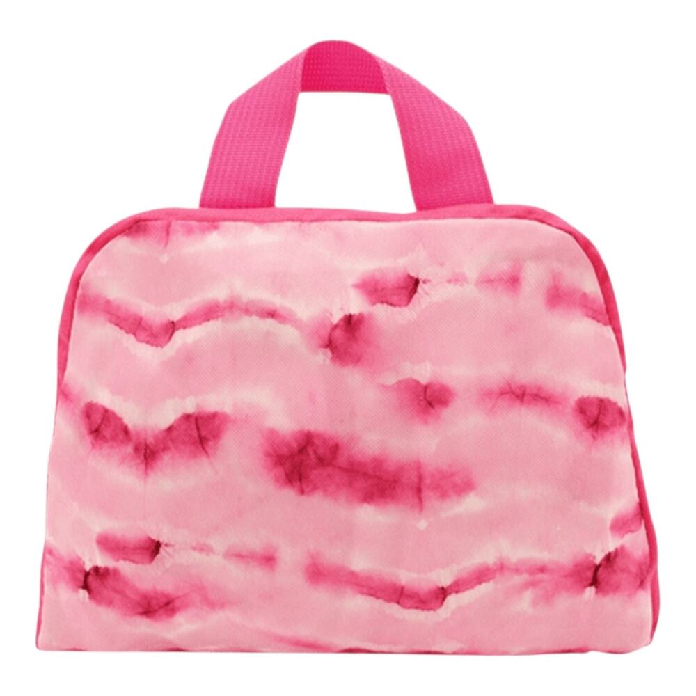 MYTAGALONGS Foldable Backpack Pink Cotton Candy Tie Dye Packable Travel NWT